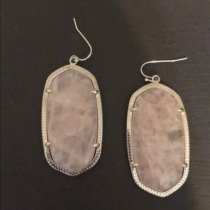 Light pink Kendra Scott Danielle earrings